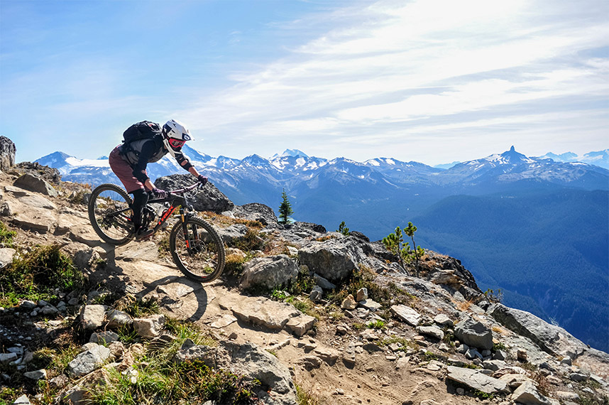 Mountain biking